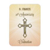 Aangepaste naam, 10e Jubileum van Ordination Magneet (Verticaal)