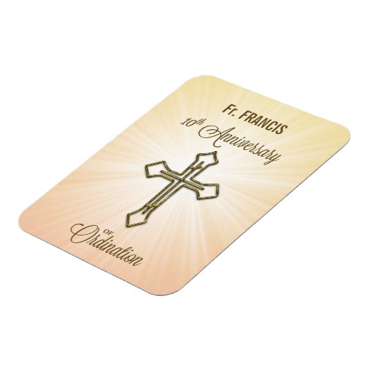 Aangepaste naam, 10e Jubileum van Ordination Magneet (Linkerzijde)