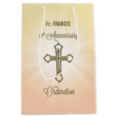 Aangepaste naam, 10e Jubileum van Ordination Medium Cadeauzakje (Voorkant)