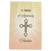 Aangepaste naam, 10e Jubileum van Ordination Medium Cadeauzakje (Achterkant)