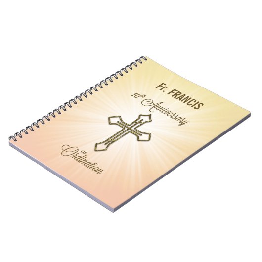 Aangepaste naam, 10e Jubileum van Ordination Notitieboek (Linkerzijde)