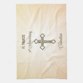 Aangepaste naam, 10e Jubileum van Ordination Theedoek (Verticaal)