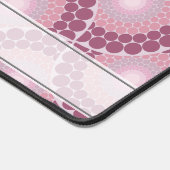 Aangepaste naam 1920s Radiant Dusky Roos Dot Manda Bureaumat (Hoek)