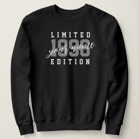 Aangepaste naam 1996 Limited Edition, 30e verjaard Trui (Design voorkant)