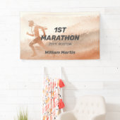 Aangepaste naam 1E Marathon-Post Marathon Party Spandoek (Insitu)