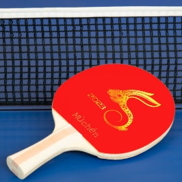 Aangepaste naam 2023 Maan Chinese Nieuwjaar KONIJN Tafeltennisbatje