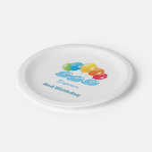 Aangepaste Naam 2e Verjaardag Jongen Papier Bord (Gekanteld)