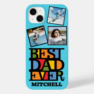 Aangepaste naam & 3 foto's BESTE DAD OOIT Case-Mate iPhone 14 Plus Hoesje