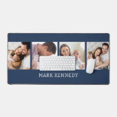 Aangepaste naam 4 foto collage gepersonaliseerd bl bureaumat (Keyboard & Muis)