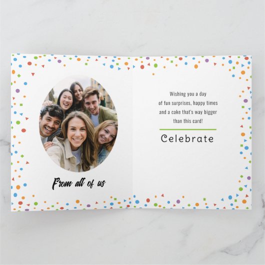 Aangepaste naam 60ste verjaardag Kaart (Binnen)