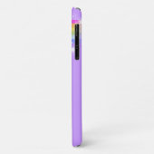 Aangepaste naam 6 letter regenboog paarse iphone h Case-Mate iPhone case (Achterkant/links)