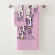 Aangepaste naam 7e verjaardag Roze paard met kroon