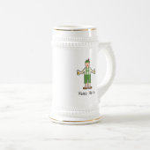 Aangepaste naam 8bit Duits Bierpul (Voorkant rechts)