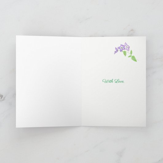 Aangepaste naam 97e verjaardag met Phlox Flowers C Kaart (Binnen)