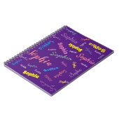 Aangepaste naam aangepast meisje notitieboek (Linkerzijde)