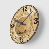 Aangepaste naam aangepast netball ronde klok (Hoek)