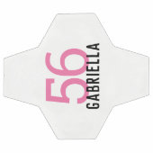 Aangepaste naam Aangepast nummer Meisjes Roze Voetbal (Enkel)