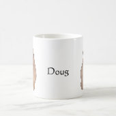 Aangepaste naam Aangepaste Big Gentle Beer knug Koffiemok (Center)