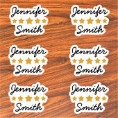 Aangepaste naam Aangepaste contouren Sticker