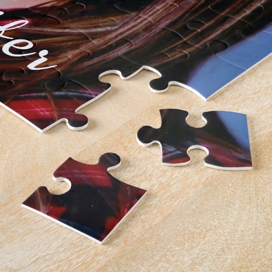 Aangepaste naam Aangepaste foto Legpuzzel (Zijkant)