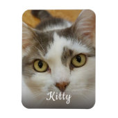 Aangepaste naam Aangepaste foto Magneet (Verticaal)