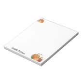 Aangepaste naam Aangepaste Herfst pompoenen Notiti Notitieblok (Linkerzijde)