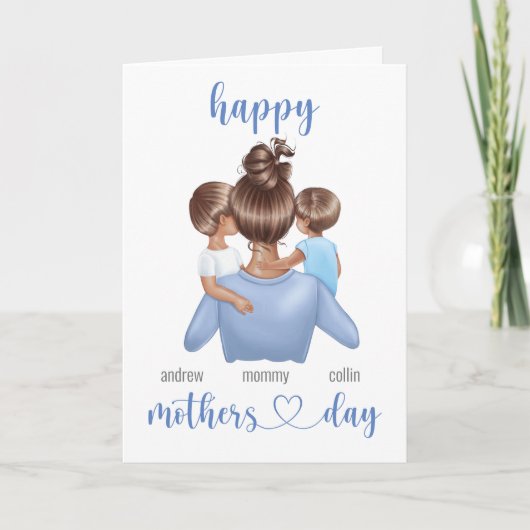 Aangepaste naam Aangepaste Kaart Moederdag (Voorkant)