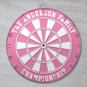 Aangepaste naam aangepaste roze dartboard dartbord