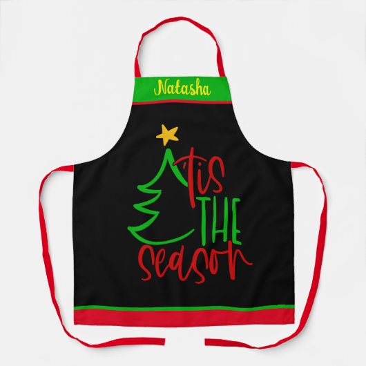 Aangepaste naam Aangepaste Schorten voor kerstbome (Voorkant)