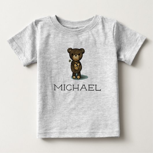 Aangepaste naam / Aangepaste teddybeer (Voorkant)