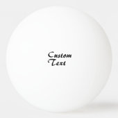 Aangepaste naam Aangepaste tekst Pingpongbal (Voorkant)