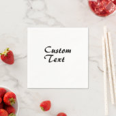Aangepaste naam Aangepaste tekst Servet (Insitu)