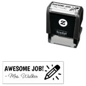 Aangepaste naam Aanmoediging van leraar Zelfinktende Stempel (In situ)