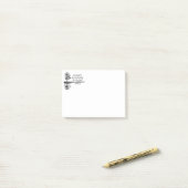 Aangepaste naam Aanmoedigings Schrift Ps 1:3  Post-it® Notes (Op bureau)