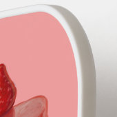 Aangepaste naam aardbeienbeslag pickleball paddle (Links Detail)