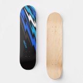 Aangepaste naam Abstract Bliksem Persoonlijk Skateboard (Voorkant)