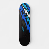 Aangepaste naam Abstract Bliksem Persoonlijk Skateboard (Voorkant)