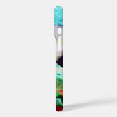 Aangepaste naam Abstract Iriserende Kleurrijke 3D Case-Mate iPhone Case (Achterkant / Links)