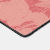 Aangepaste naam Abstract Modern Bloemroze Femine Bureaumat (Hoek)