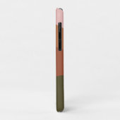 Aangepaste naam Abstract Moderne Retro Aardtint Case-Mate iPhone Case (Achterkant/links)