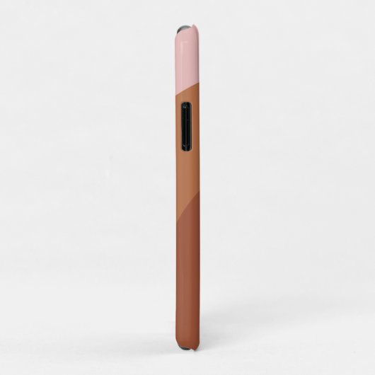 Aangepaste naam Abstract Moderne Retro Aardtint Case-Mate iPhone Case (Achterkant/rechts)