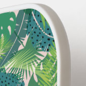 Aangepaste naam Abstract palm Leaf Pattern Pickleball Paddle (Links Detail)