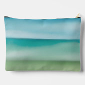 Aangepaste naam Abstract waterverf Oceaan Horizon Etui (Achterkant)