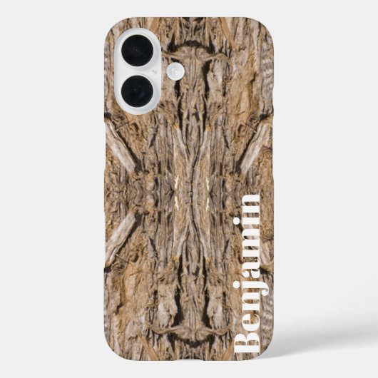 Aangepaste naam Abstracte jeneverbes textuur Foto Case-Mate iPhone Case (Achterkant)