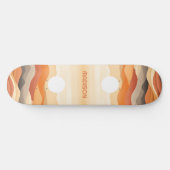 Aangepaste naam Abstracte landschapsillustratie Persoonlijk Skateboard (Horizontaal)