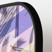 Aangepaste naam Abstracte palmbomen Pickleball Paddle (Links Detail)