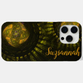 Aangepaste naam Abstracte rotatiespieken Case-Mate iPhone Case (Achterkant (horizontaal))