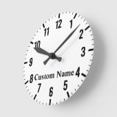 Aangepaste naam Acrylwand-klok Ronde Klok (Hoek)