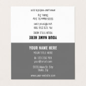 Aangepaste naam Adres Gepersonaliseerd Visitekaart Visitekaartje (Buitenkant ongevouwen)