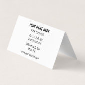 Aangepaste naam Adres Gepersonaliseerd Visitekaart Visitekaartje (Achterkant)